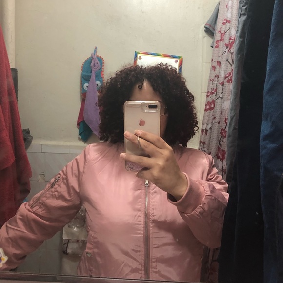 🎀Mauve Pink Bomber Jacket🎀 - Picture 5 of 5